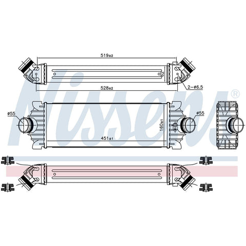 Nissens Intercooler 96486