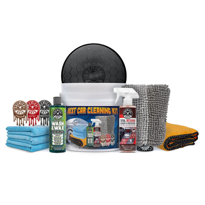 Chemical Guys Best Car Cleaning Bucket Kit (12 Piece)