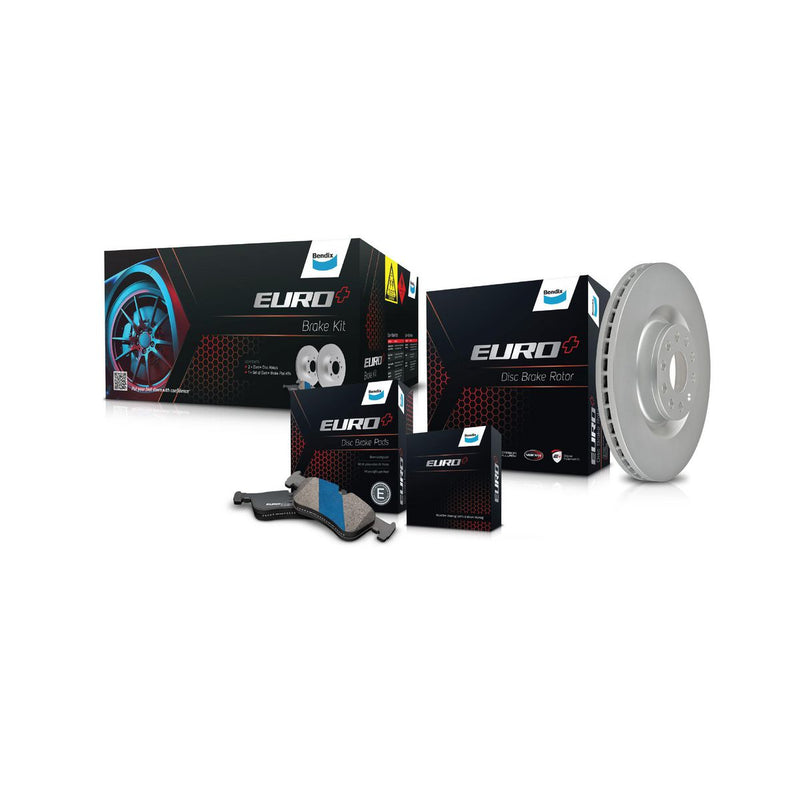 Bendix Euro+ Pads and Rotors Brake Kit Combo EBK5F-Euro+