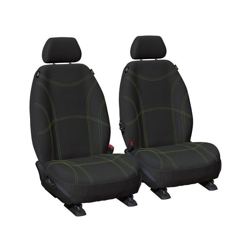 Sperling Getaway Neoprene Front Black - Green Stitch Seat