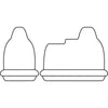 Sperling Tailored Fit Front Truck Seat Covers HD Canvas,