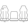 Sperling Tailored Fit Front Truck Seat Covers HD Canvas,