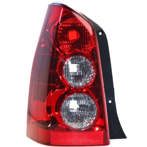 APG All Crash Black Red/Clear Tail Lamp Passenger Side