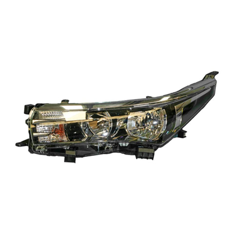 APG All Crash Halogen Head Lamp with Mould Passenger Side