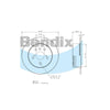 Bendix General CT Brake Rotor Single BR2713 GCT