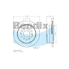 Bendix General CT Brake Rotor Single BR3119 GCT