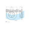 Bendix General CT Brake Rotor Single BR6023 GCT