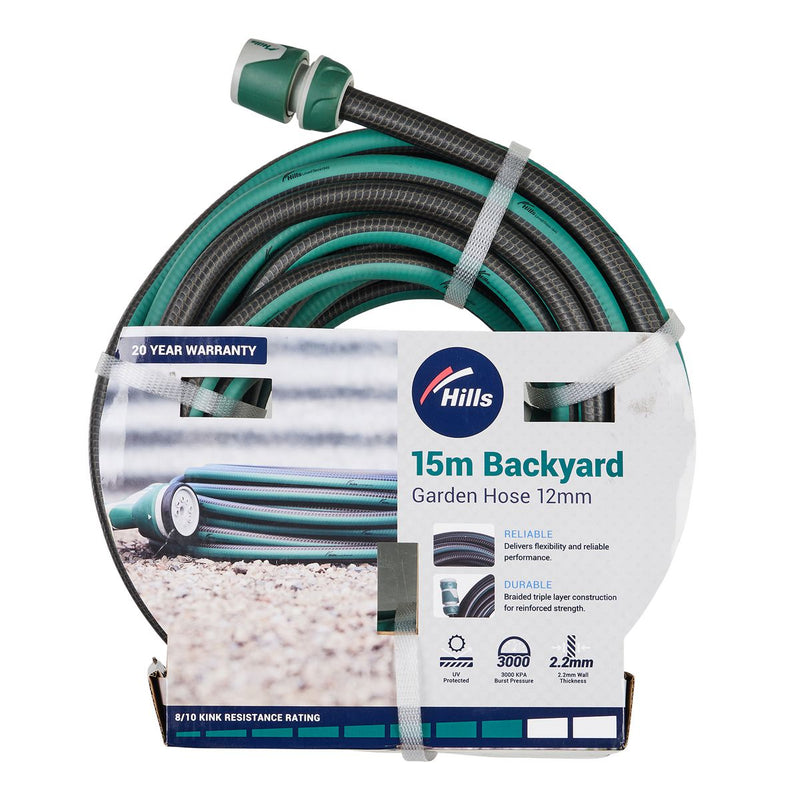 Hills Backyard Hose 12mmx15M 100742