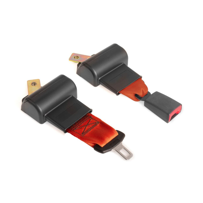 APV Seat Belt 3 Inch ALR Buckle and Tongue Set, Orange