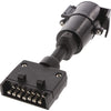 OEX Trailer Adaptor 7 Pin Flat (Car) To 7 Pin Large Round