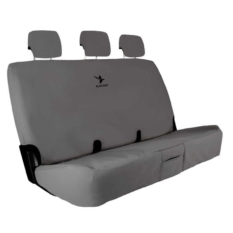 Black Duck Rear Bench Seat Cover, Canvas Grey - Single