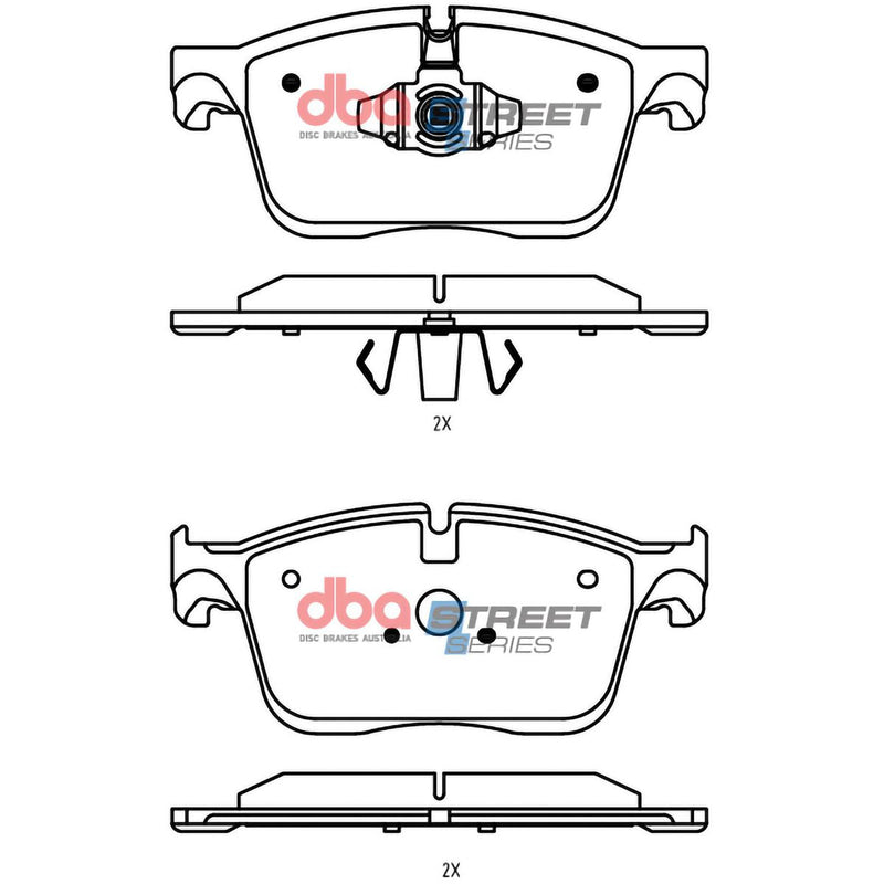 DBA Street Series Brake Pads DB15162SS