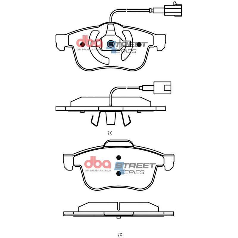 DBA Street Series Brake Pads DB15214SS