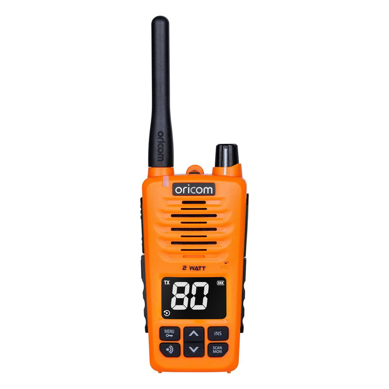 Oricom Waterproof/Floating IPX7 UHF 2W CB Radio Orange