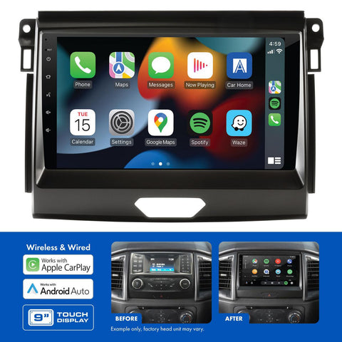 Aerpro 9in Multimedia Receiver To Suit Ford Ranger