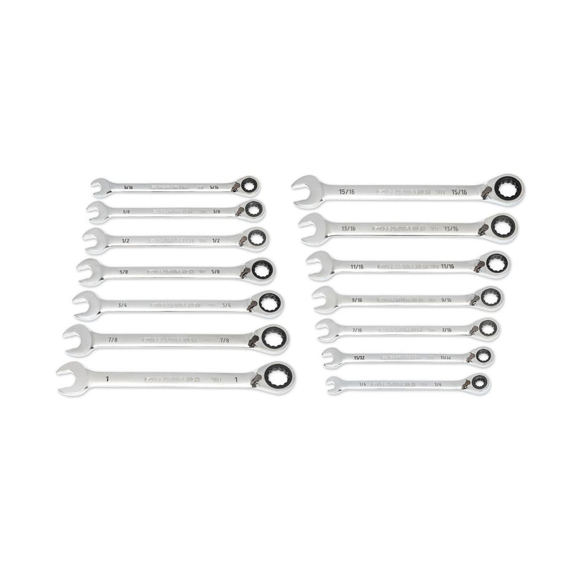 Gearwrench 14 Piece 90-Tooth 12 Point SAE Reversible