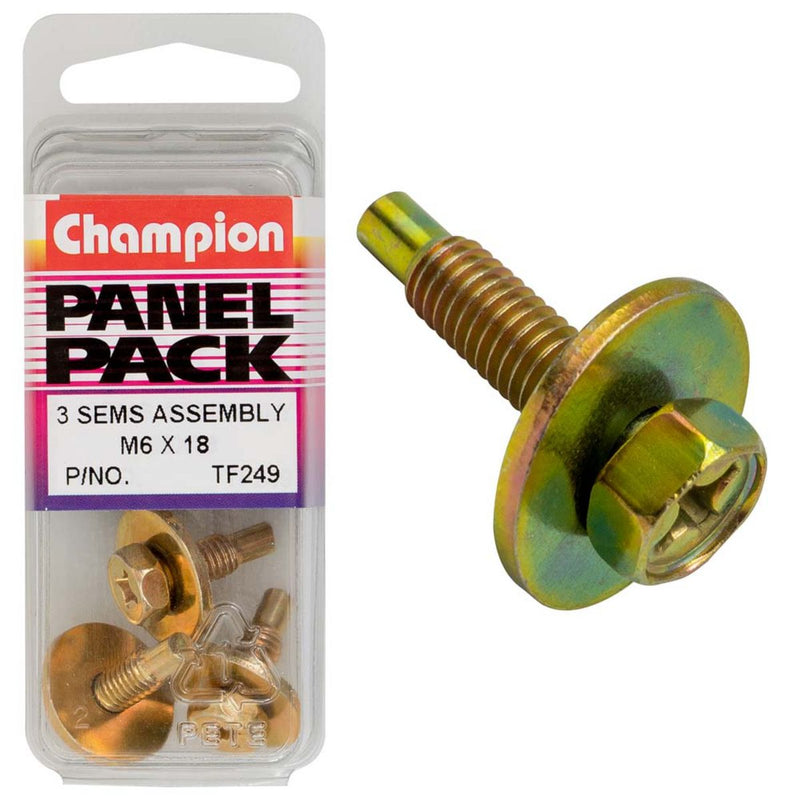 Champion Fasteners Hex Set Screws-Sems-Hex Ind-Combo