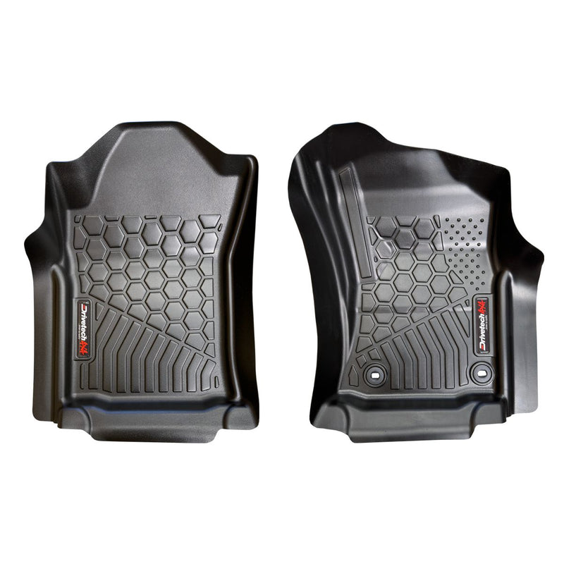 Drivetech 4x4 Moulded Floor Mat Front Set - Toyota HiLux