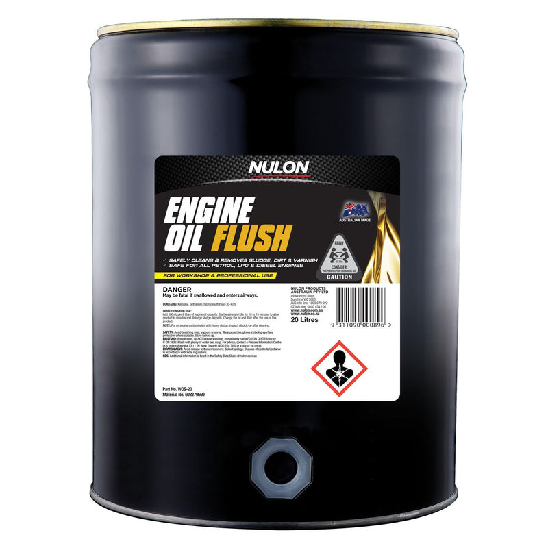 Nulon Engine Oil Flush 20L WOS-20