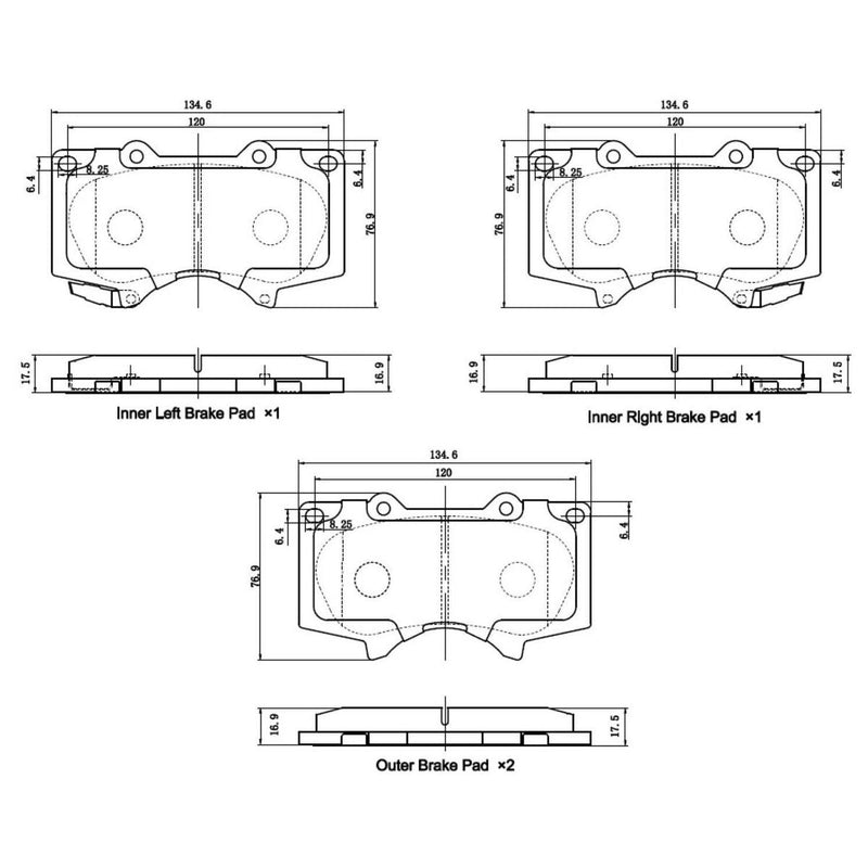 RDA Brakes Extreme Heavy Duty Brake Pad Set RDX5015SM