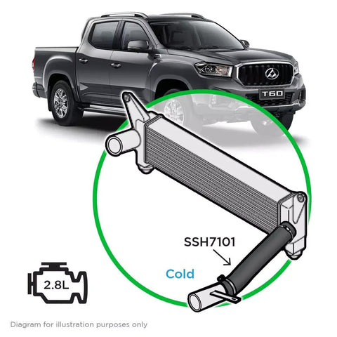 Saas Silicone Intercooler Pipe LDV T60 17-21 Cold Side