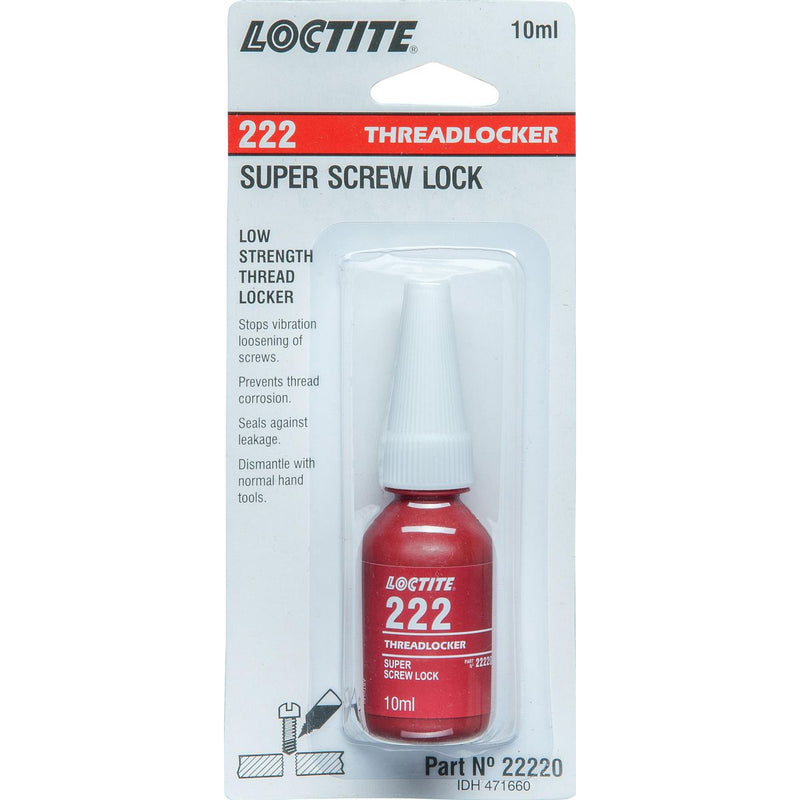 Loctite 222 Threadlocker Low Strength 10ml 22220