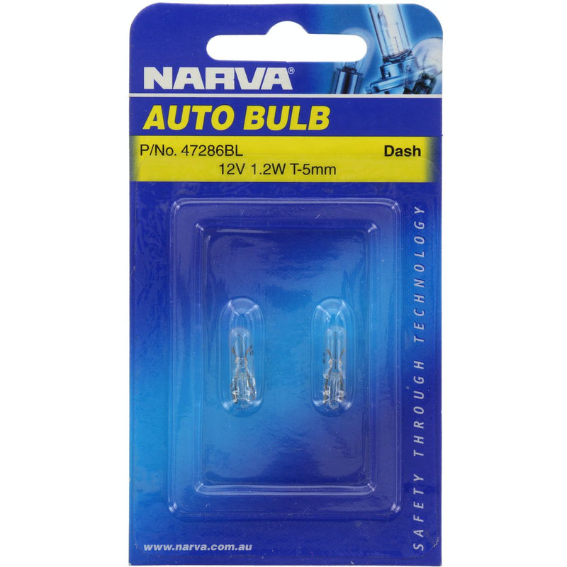 Narva Wedge Globe W2x4.6D W1 2W 12V 1.2W 47286BL