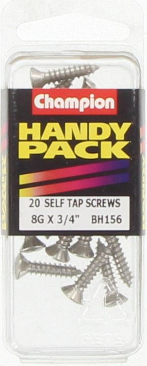Champion Nickel Screw Self Tapp Raised Head Phillips 4.2