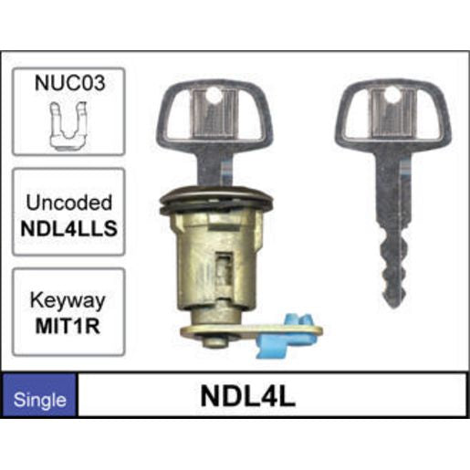 Nice Products Lock-Door Single NDL4L