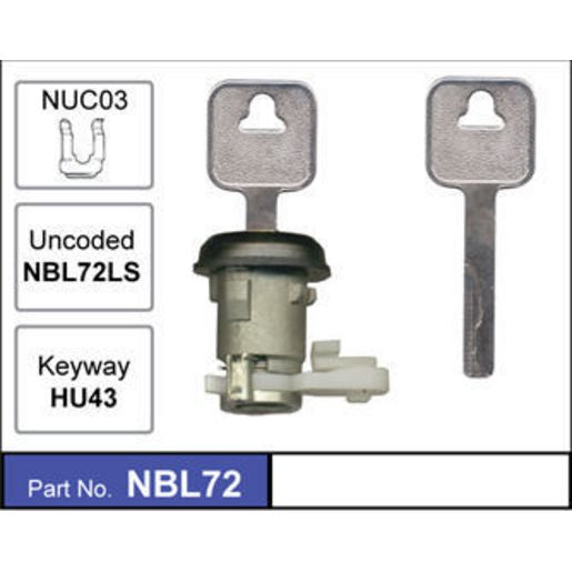 Nice Boot Lock & Key Set NBL72
