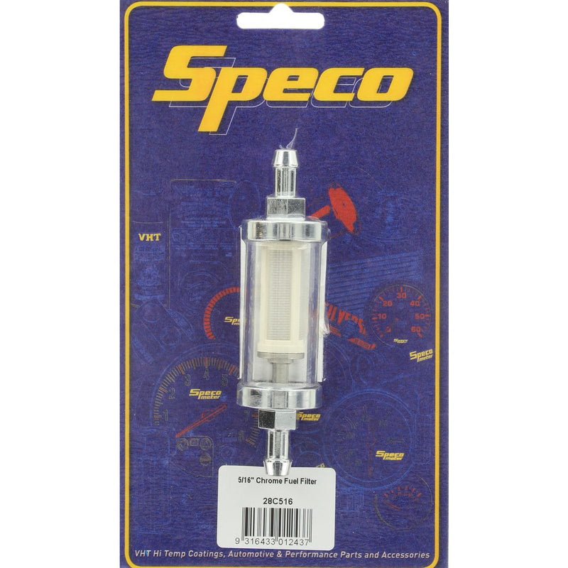 Speco Fuel Filter 5/16" 28C516
