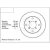 DBA Standard Brake Rotor Single 231mm Front DBA022