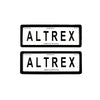 Altrex Number Plate Cover 6 Figure Black Without Lines