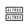 Altrex Number Plate Cover 6 Figure Black Without Lines