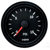 VDO Boost Gauge Mechanical (0-15 psi) 52mm Round 150077010