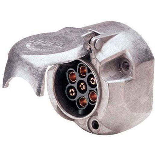 Narva Trailer Socket 7 Pin Large Round 82062BL