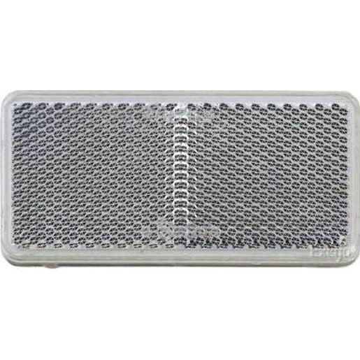 Narva Retro Reflector with Self Adhesive Rectangle Clear