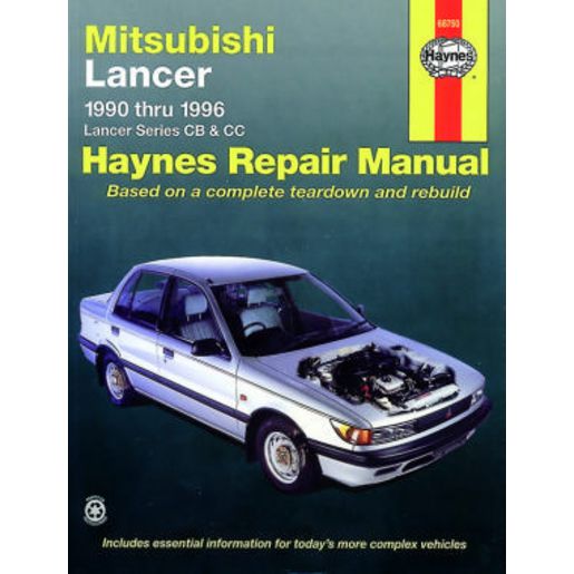 Haynes Owner's Workshop Manual - Mitsubishi Lancer