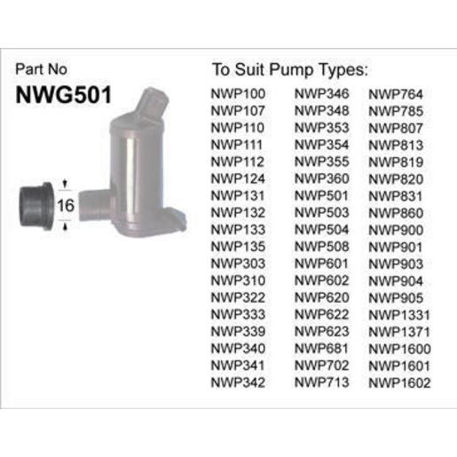 Nice Washer Pump Grommet NWG501