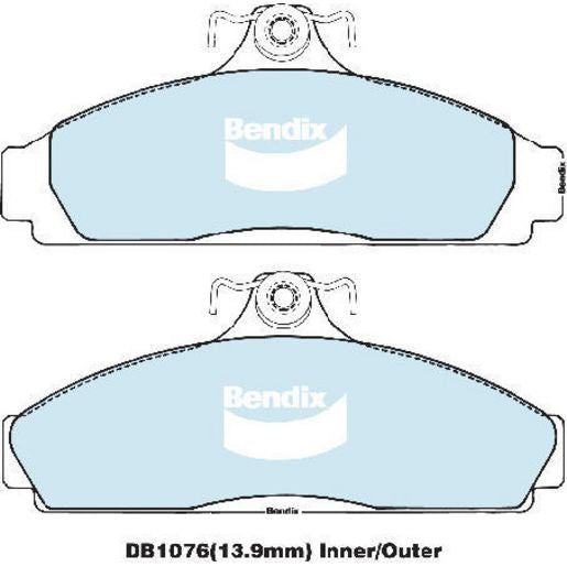 Bendix Pad Set-Disc Brake DB1076PF