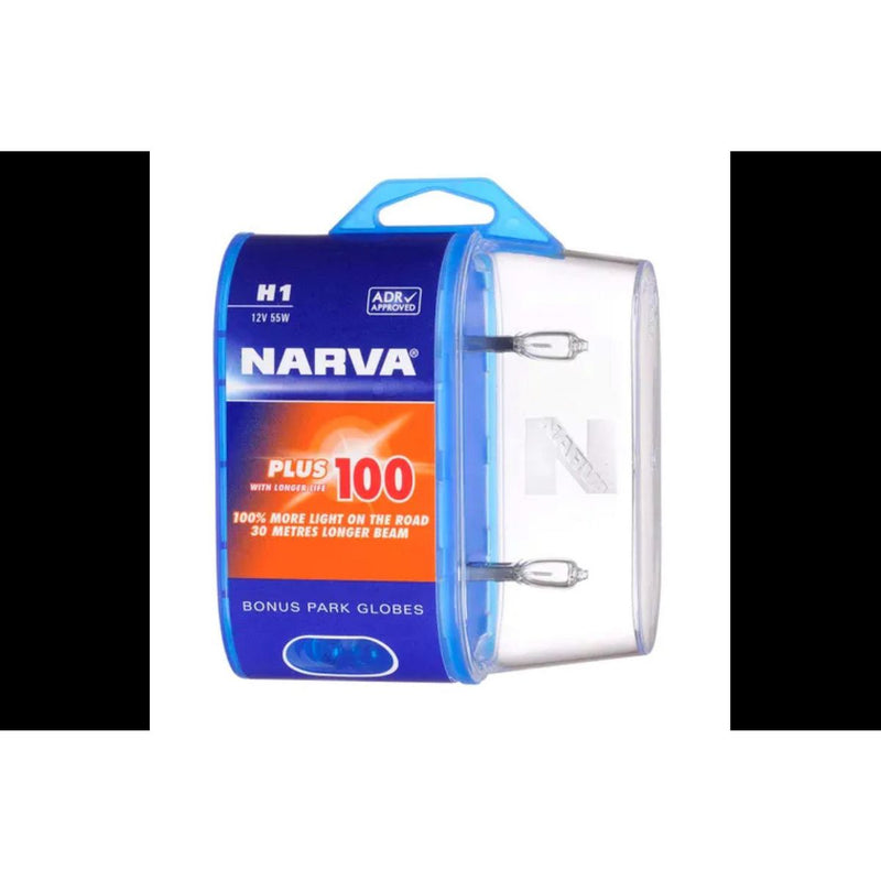 Narva H1 Globe 12V 55W Plus 50 2 Pack 48334BL2
