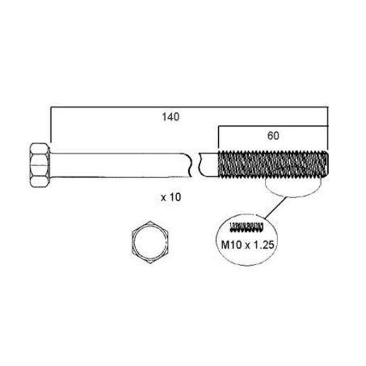 Permaseal Head Bolt Set HBS047
