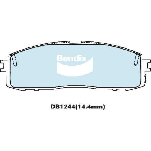 Bendix Brake Pad Set DB1244AD