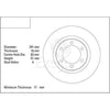 DBA Standard Brake Rotor Single 241mm Front DBA450