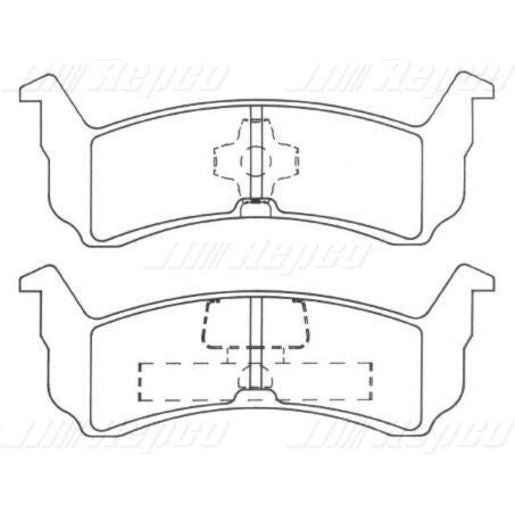 Silverline Brake Pads Set DB1104SLP