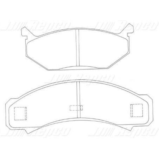 Silverline Brake Pads Set DB1004SLP