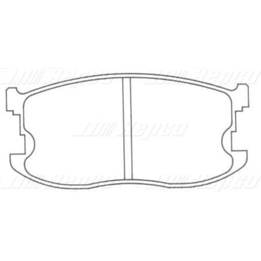 Silverline Brake Pads Set DB410SLP