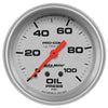 Autometer Ultra-Lite 2-5/8in Oil Pressure Gauge 0-100 PSI