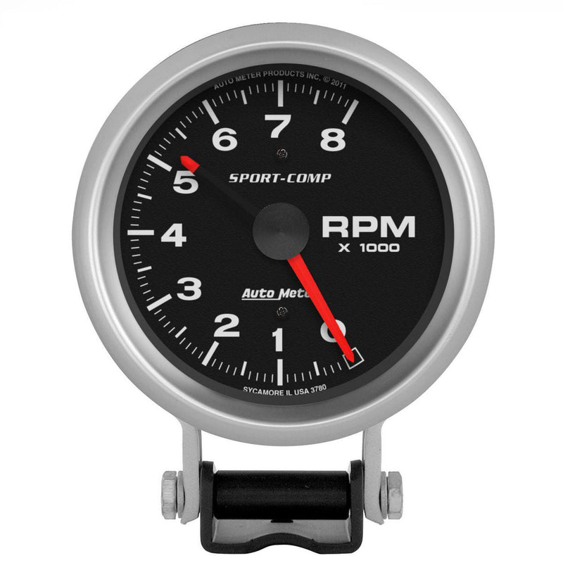 Autometer Sport-Comp 3-3/4in Tacho Gauge 8,000rpm