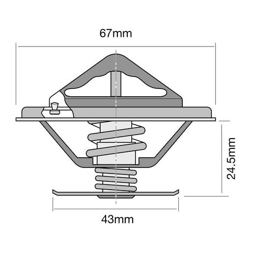 Tridon Thermostat (High Flow) TT248-180